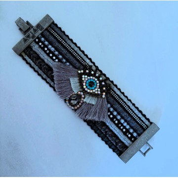 Bracelet silver eye