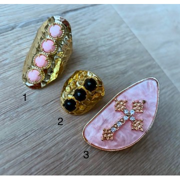 Bague réglable linga pierre